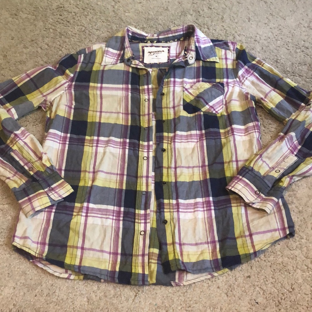 Arizona Button Up Flannel Size Medium